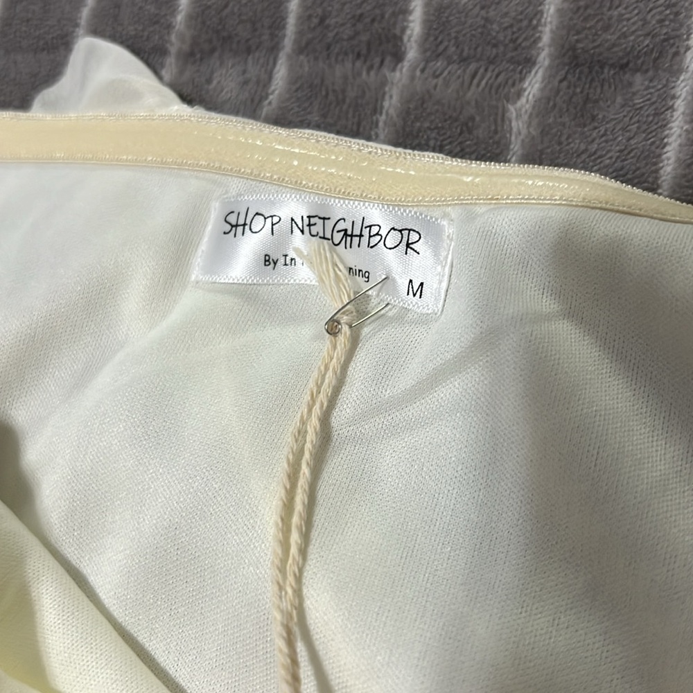 NWT Strapless Maxi Ruffle Dress - Picture 6 of 6